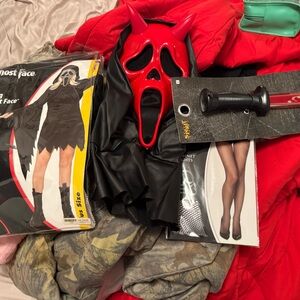 Ghostface Halloween Devil Outfit brand new